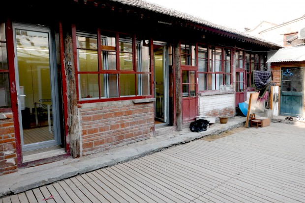 Intervenção em uma casa de hutong, na região central de Pequim 